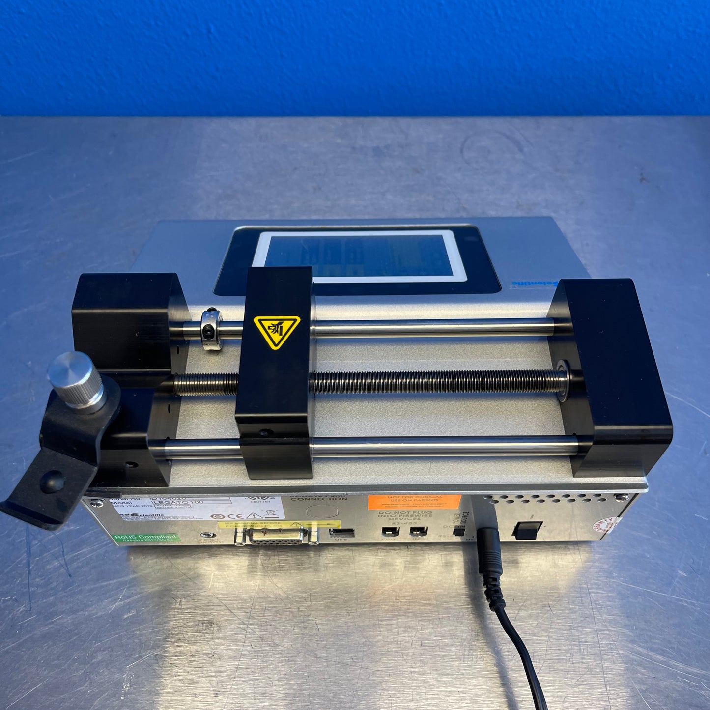 KD Scientific KDS Legato 100 Syringe Pump Single Syringe Infusion Pump Touch HMI