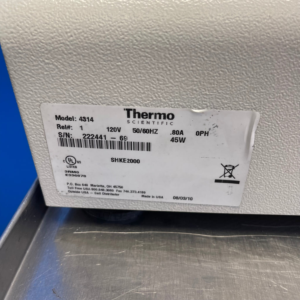 Thermo Scientific 4314 MAXQ SHKE2000 Open Air Platform Benchtop Orbital Shaker
