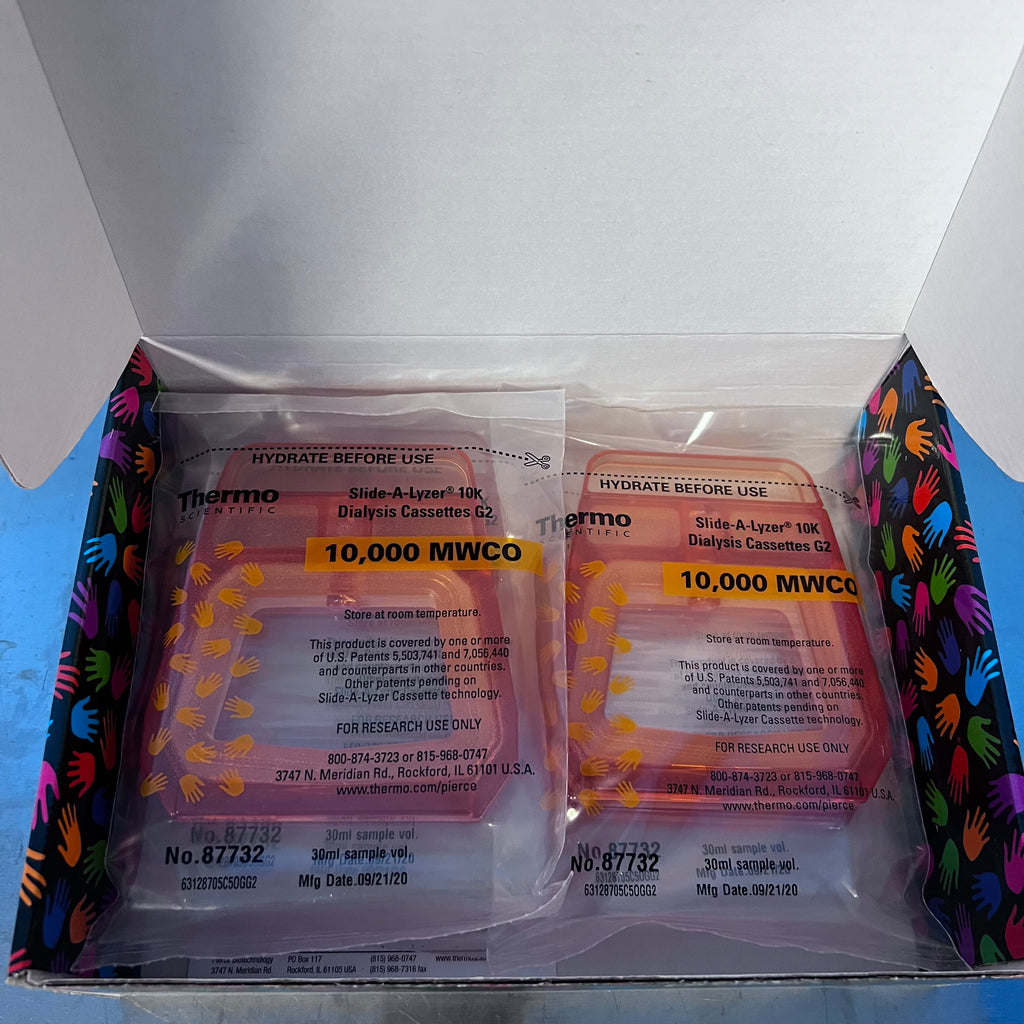 Thermo Scientific 87732 Slide-A-lyzer G2 Dialysis Cassettes 10k MWCO (5/case)