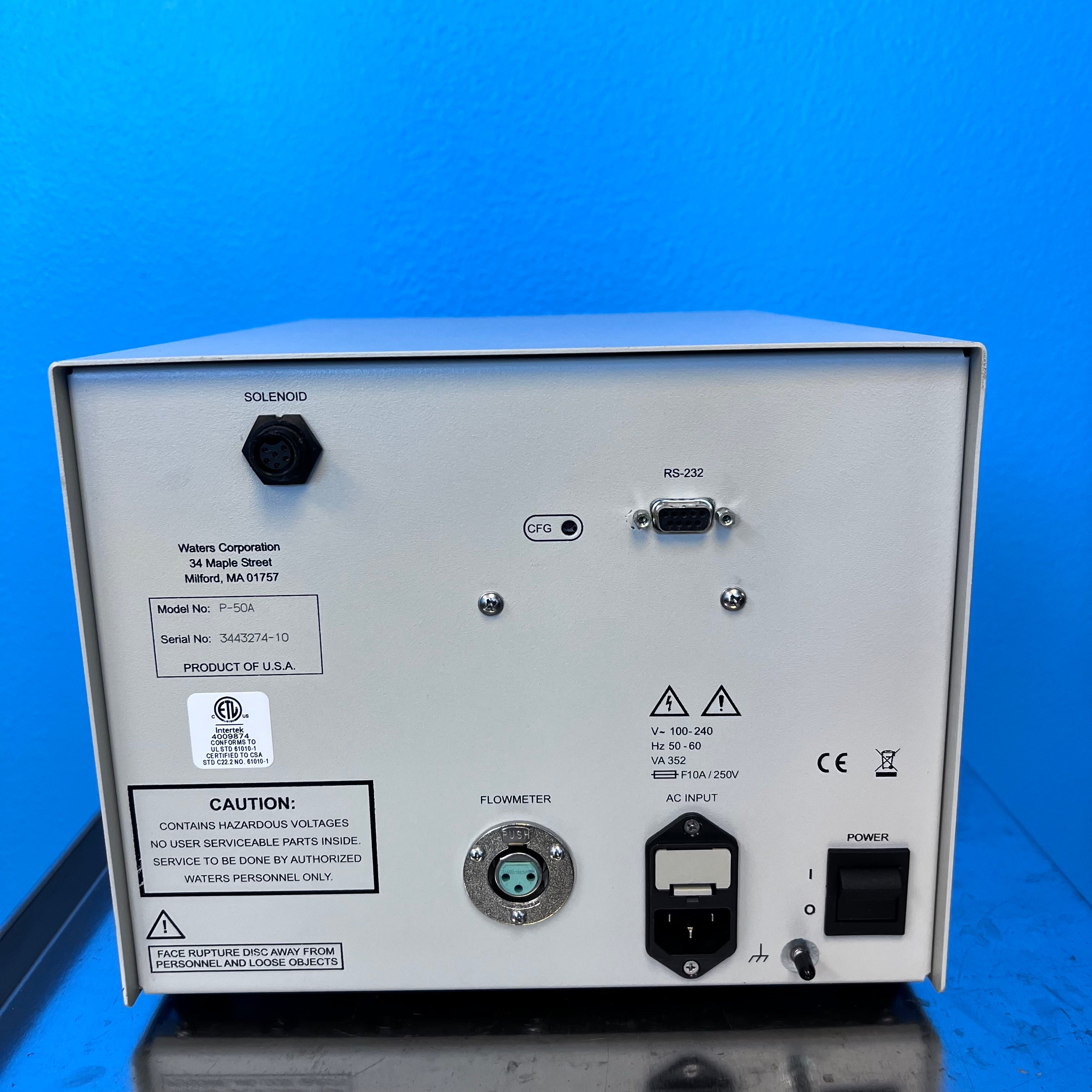 Waters Corporation High Pressure Pump P-Series P-50A, P50A for HPLC System