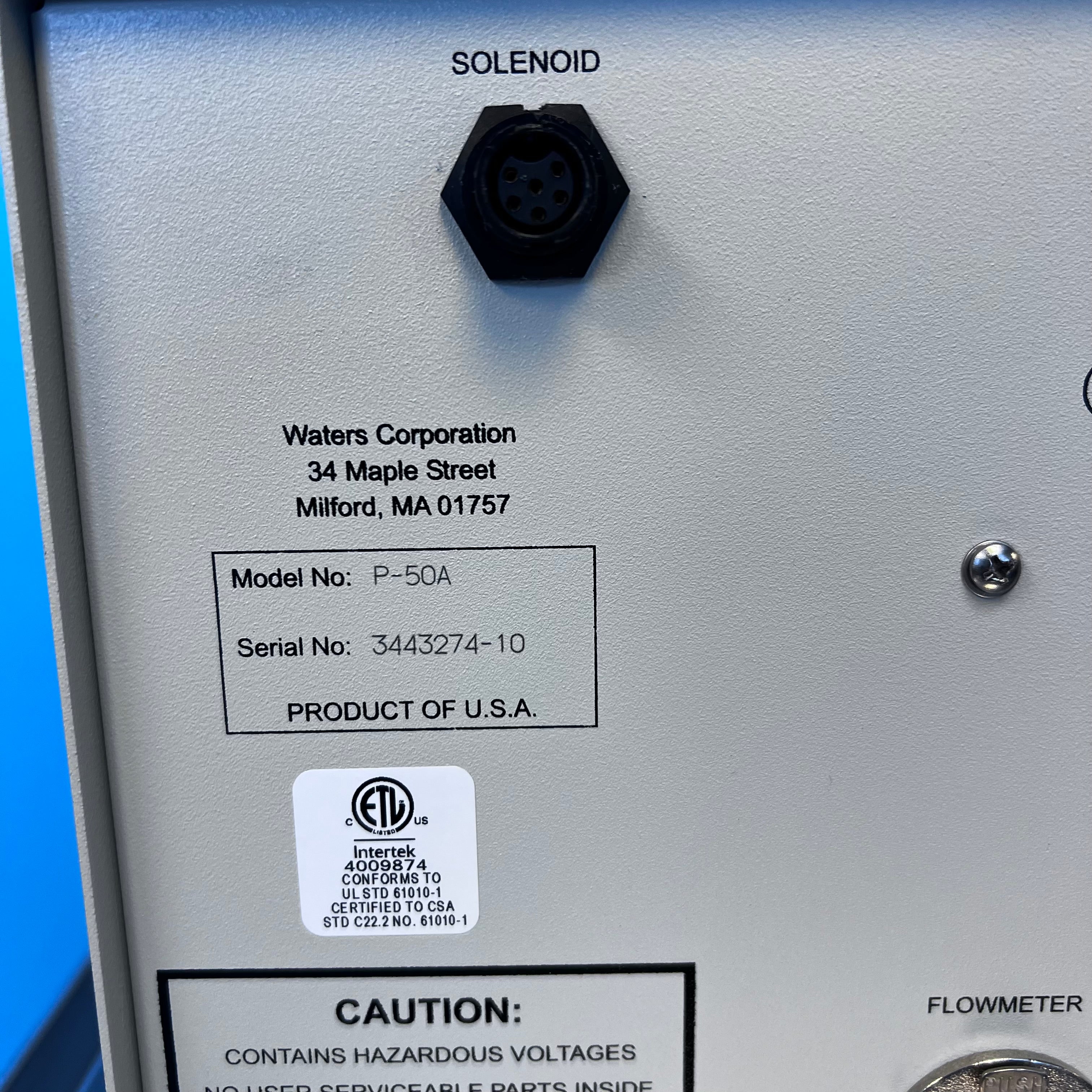 Waters Corporation High Pressure Pump P-Series P-50A, P50A for HPLC System