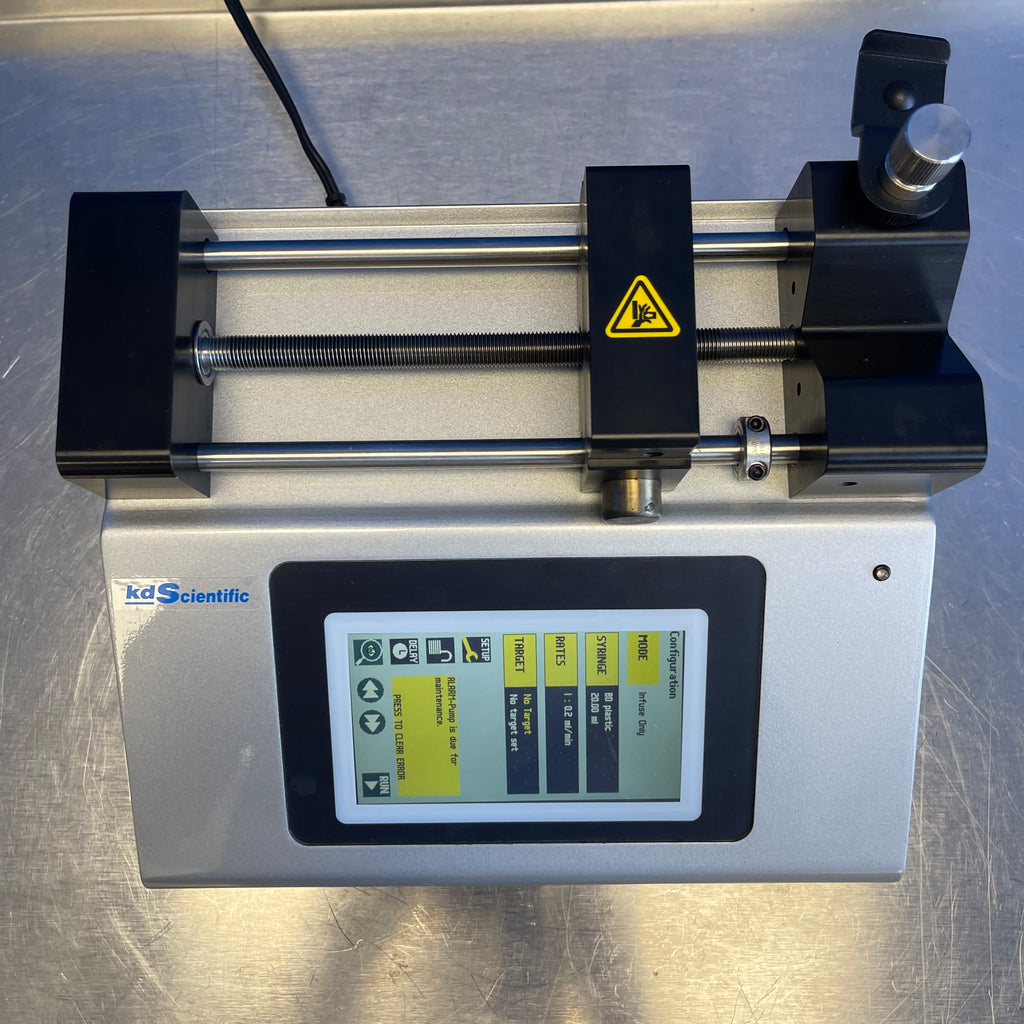 KD Scientific KDS Legato 100 Syringe Pump Single Syringe Infusion Pump Touch HMI